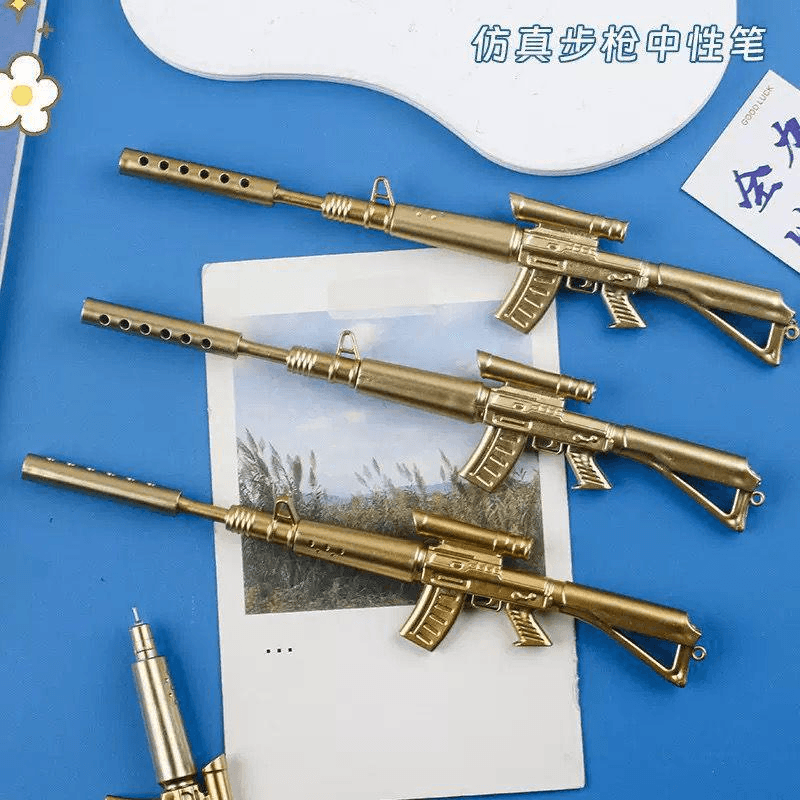 Gold Rifle Gel Pen
