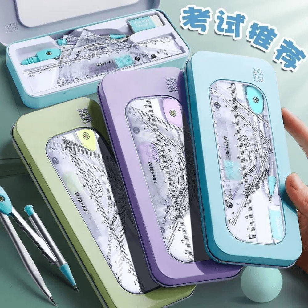 Geometry Set in Tin