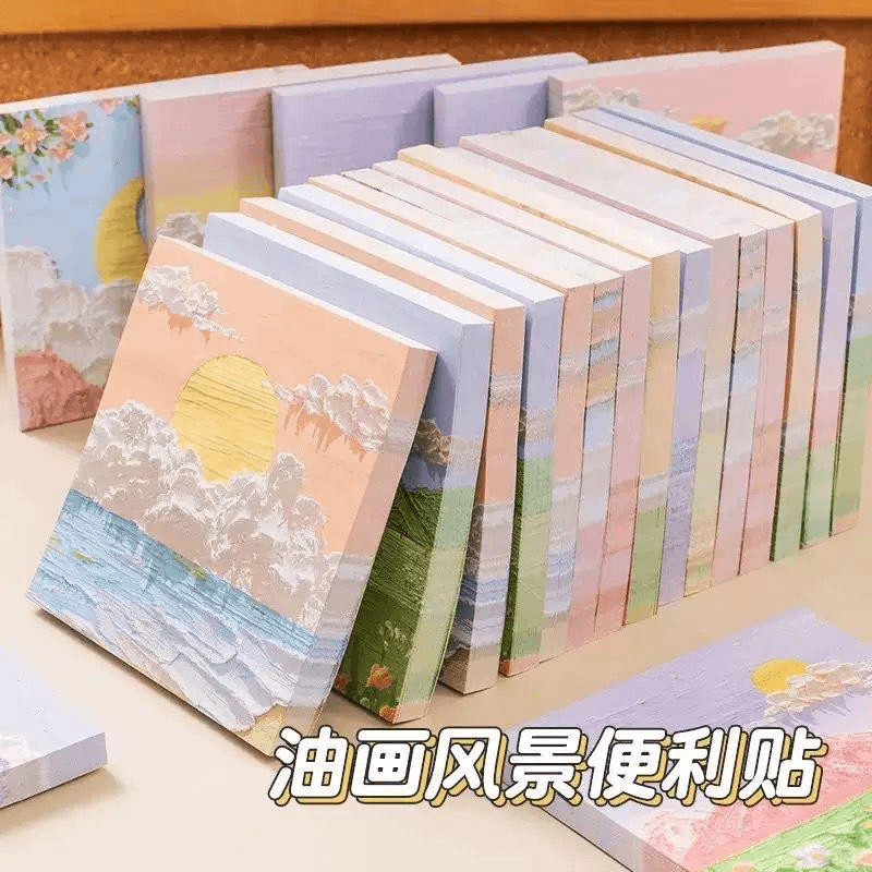 Landscape Painting Sticky Notes